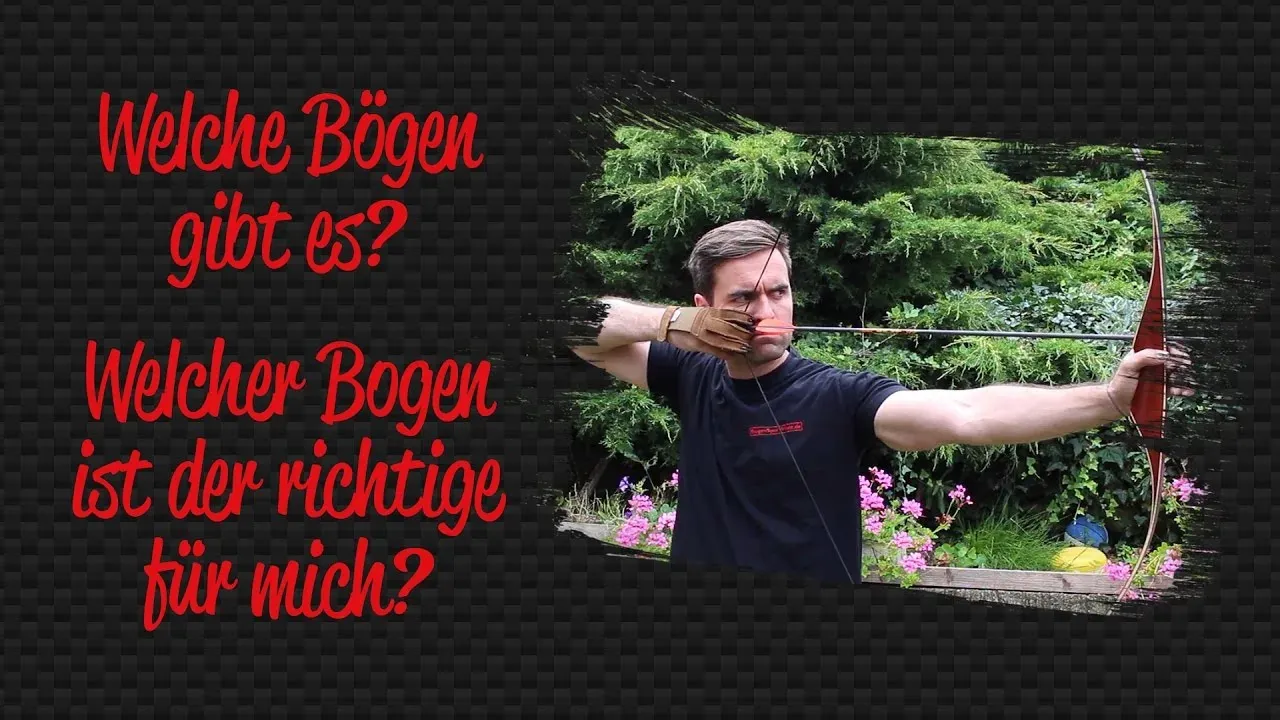Mehrere Bogentypen nebeneinander auf einer Ablage